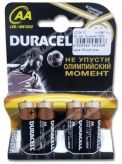 Батарейка Duracell 1500  AA*4шт (LR6-4BL BASIC)