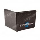 Кошелек Starcraft II черный (кожа)