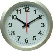 Настенные часы Бюрократ WallC-R010P Silver