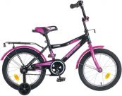 Детский велосипед для девочек Novatrack Cosmic Х50283-К (2015) 18 Black purple
