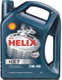 Моторное масло Shell Helix HX7 5W40 4л