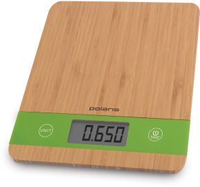 Электронные кухонные весы Polaris PKS 0545D Bamboo
