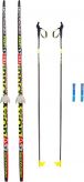 Лыжи с креплениями и палками ЦСТ Nordic 75 185/145